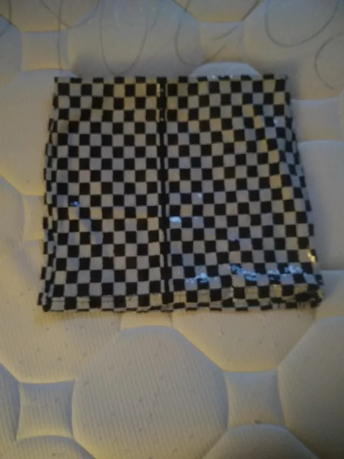 Jupette fille Jennyfer Damier