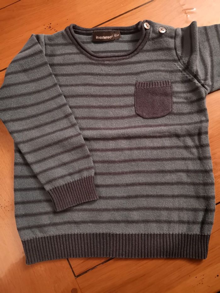 Pull fin 24 mois garçon