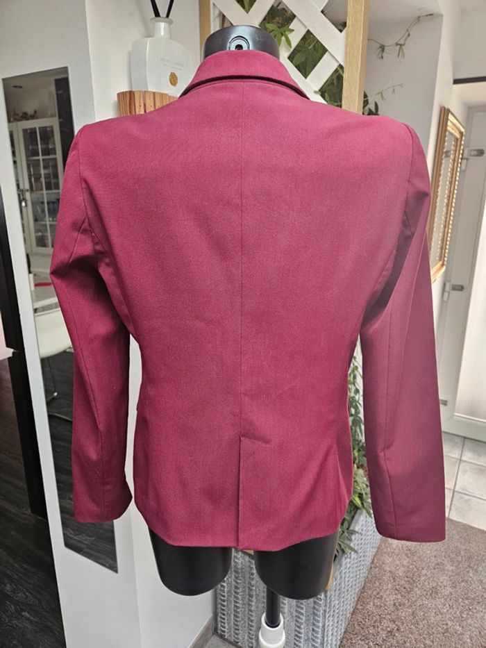 Stradivarius blazer bordeaux taille M - photo numéro 4