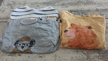 Lot de 3 tee shirt manches longues 2 ans