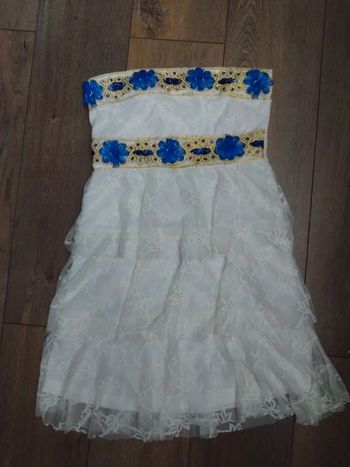 Robe bustier neuve bohème dentelles t 36