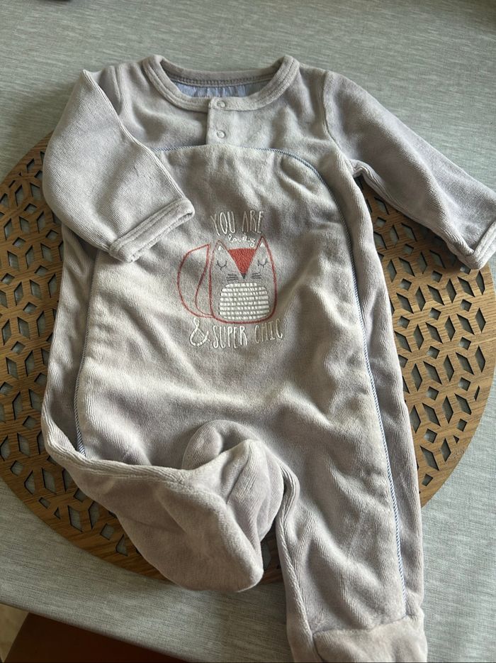 Pyjama mixte 1 mois