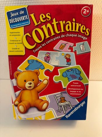 Jeu puzzles « les contraires » de Ravensburger