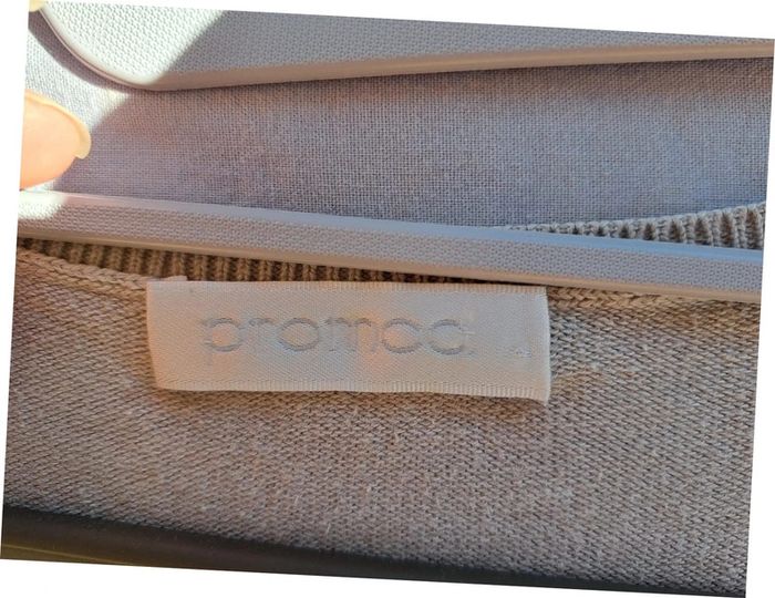 Pull col V Promod beige T2 - photo numéro 2
