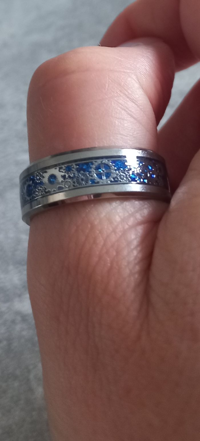 Bague homme engrenages - photo numéro 8