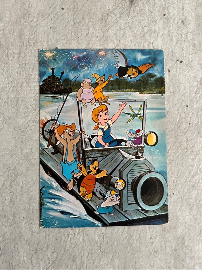 Carte Bernard et Bianca bateau