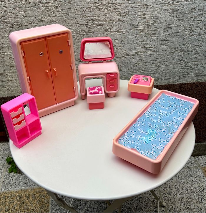 Années 70-Superbe Chambre Barbie Mattel-Vintage !