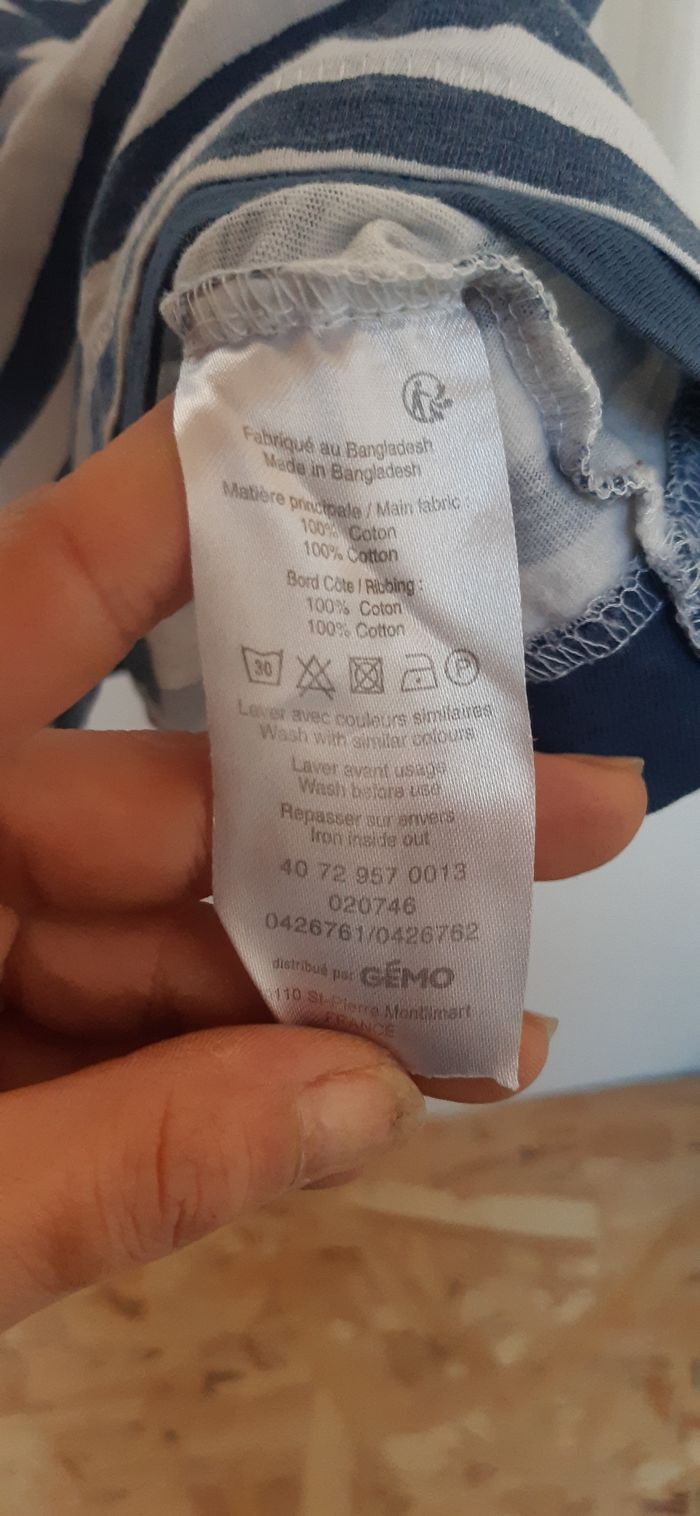 Tee-shirt manches longues 8ans - photo numéro 3