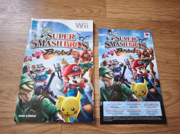 Notice Super Smash Bros Brawl & Code VIP Wii