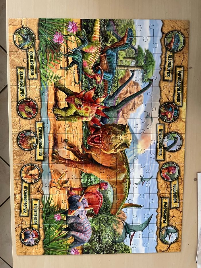Puzzle de Dinosaures Nathan - photo numéro 2