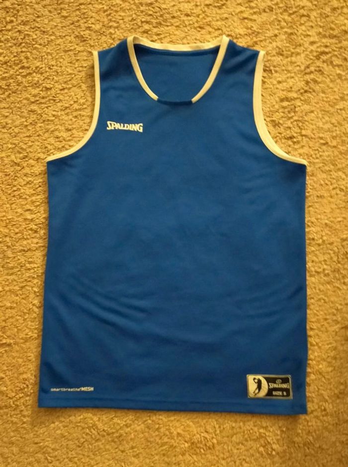 Maillot de basket Spalding - bleu, homme, taille L