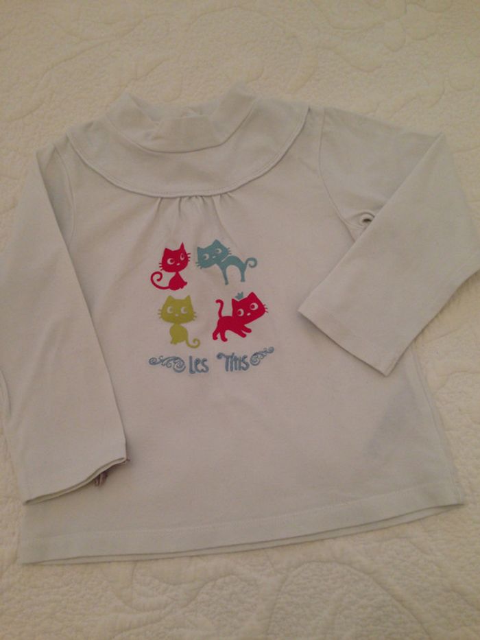 Tee-shirt manches longues blanc