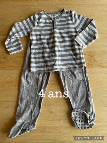 Pyjama velours 4 ans