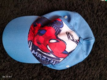 Casquette garçon spiderman taille 52