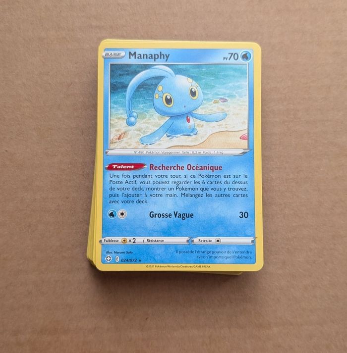 LOT DE 50 CARTES POKÉMON