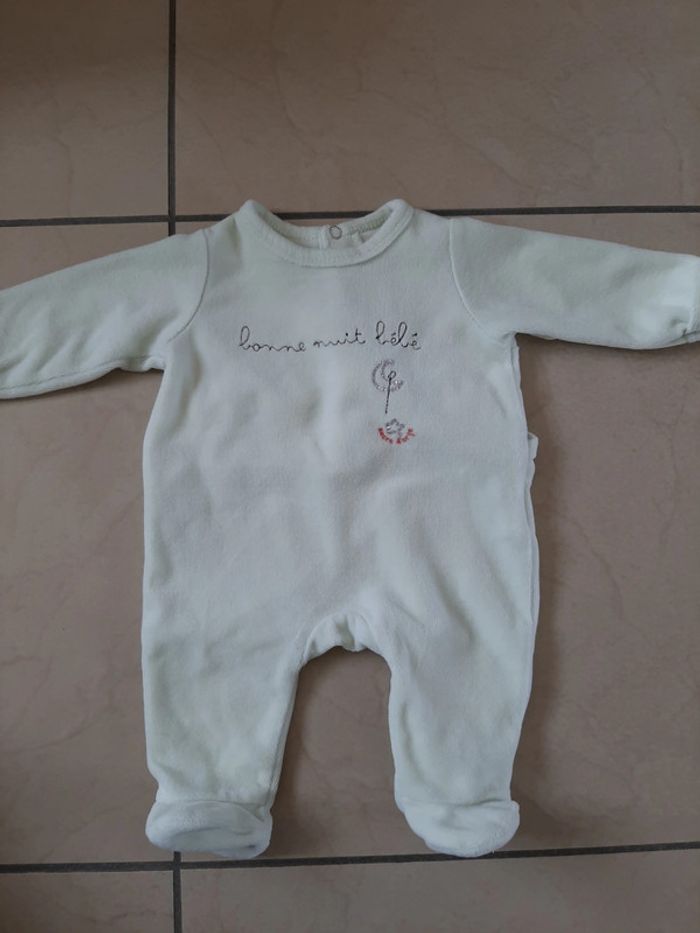 Pyjama mixte 1 mois