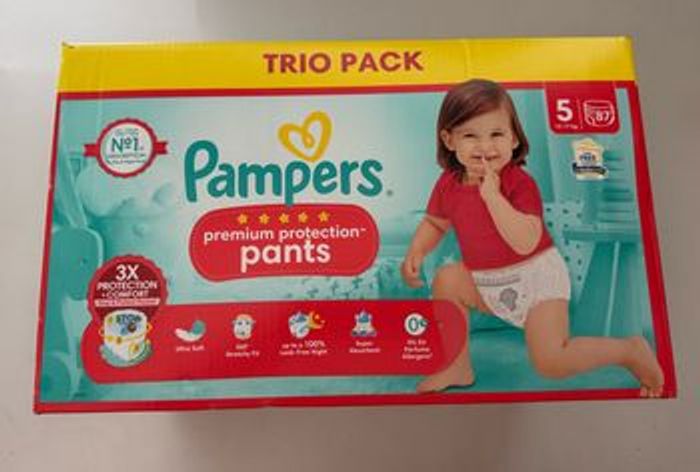 87 couches culottes Pampers premium taille 5