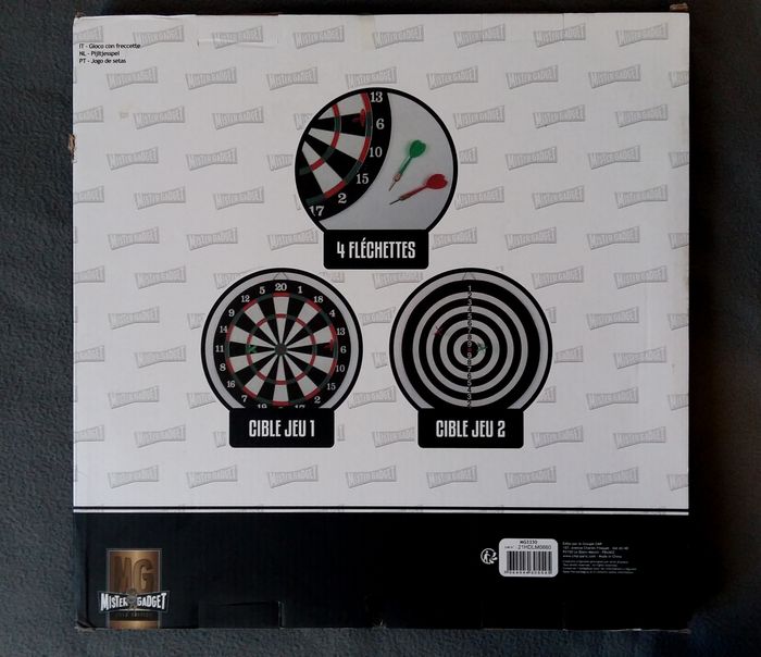 DARTS GAME Jeu de Fléchettes - Grande cible Double face - photo numéro 2