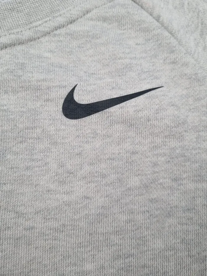 Sweat oversize Nike Gris – Taille XS Femme (mesures en photos) - photo numéro 5