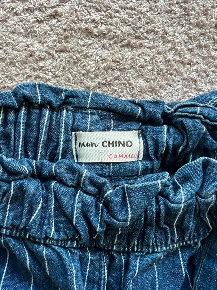 pantalon pour femme Camaïeu bleu - photo numéro 2
