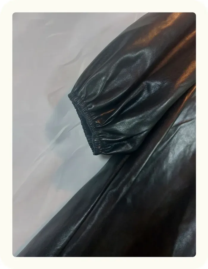 Robe simili cuir Zara - photo numéro 3