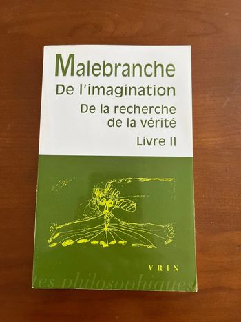 Livre De la recherche de la vérité - Livre 2, De l'imagination