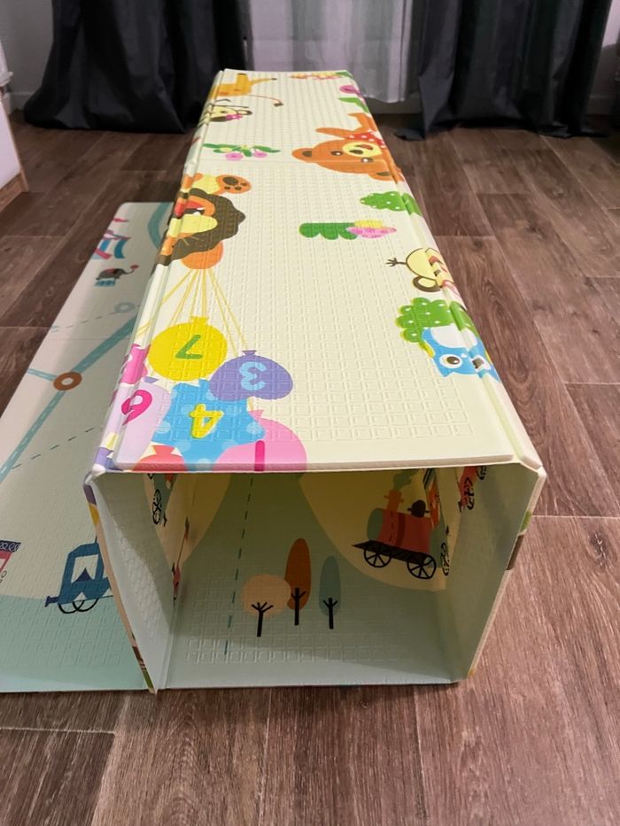 Tapis de jeu pliable réversible bébé neuf - photo numéro 8