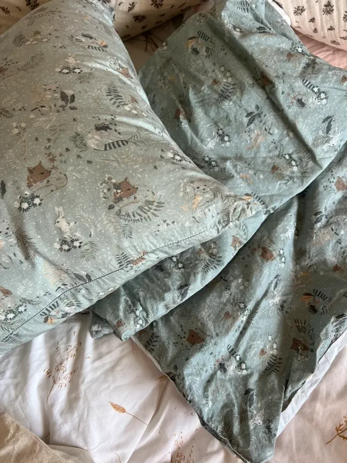 Housse couette et taie d’oreiller - photo numéro 2