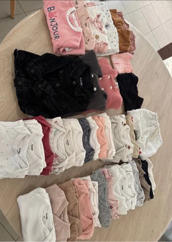 lots vêtement bébé fille taille 3 mois