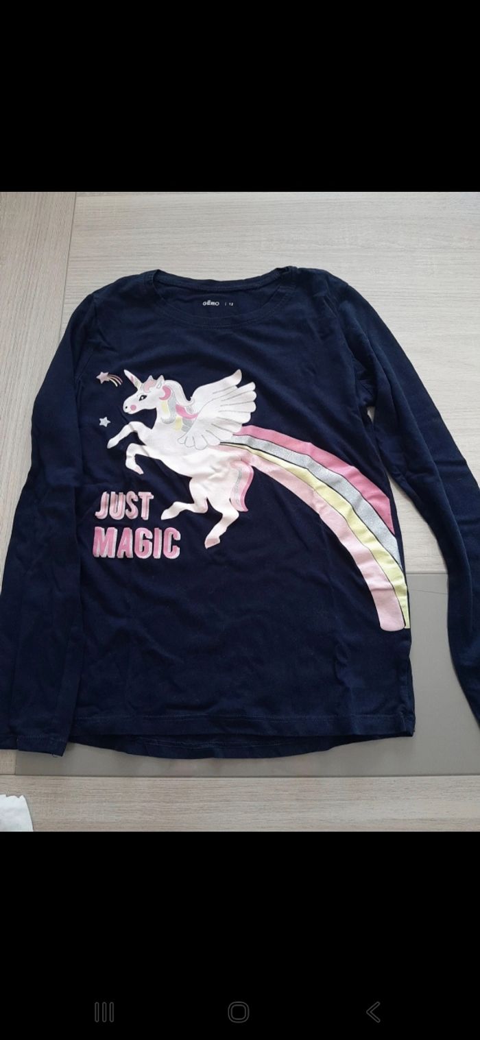 Lot de 4 tee-shirts a manche longue - photo numéro 2