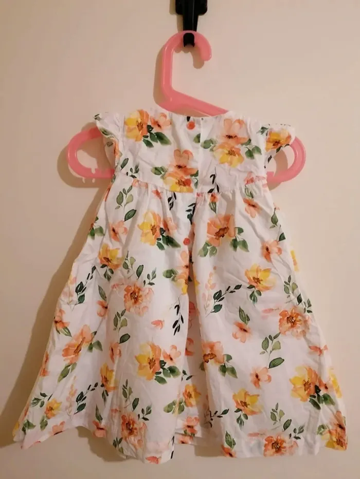 Robe fille avec legging in extenso motif fleurs 23mois - photo numéro 3