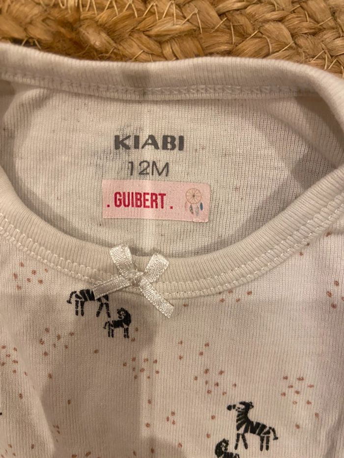 Body fille 12 mois Kiabi - photo numéro 2
