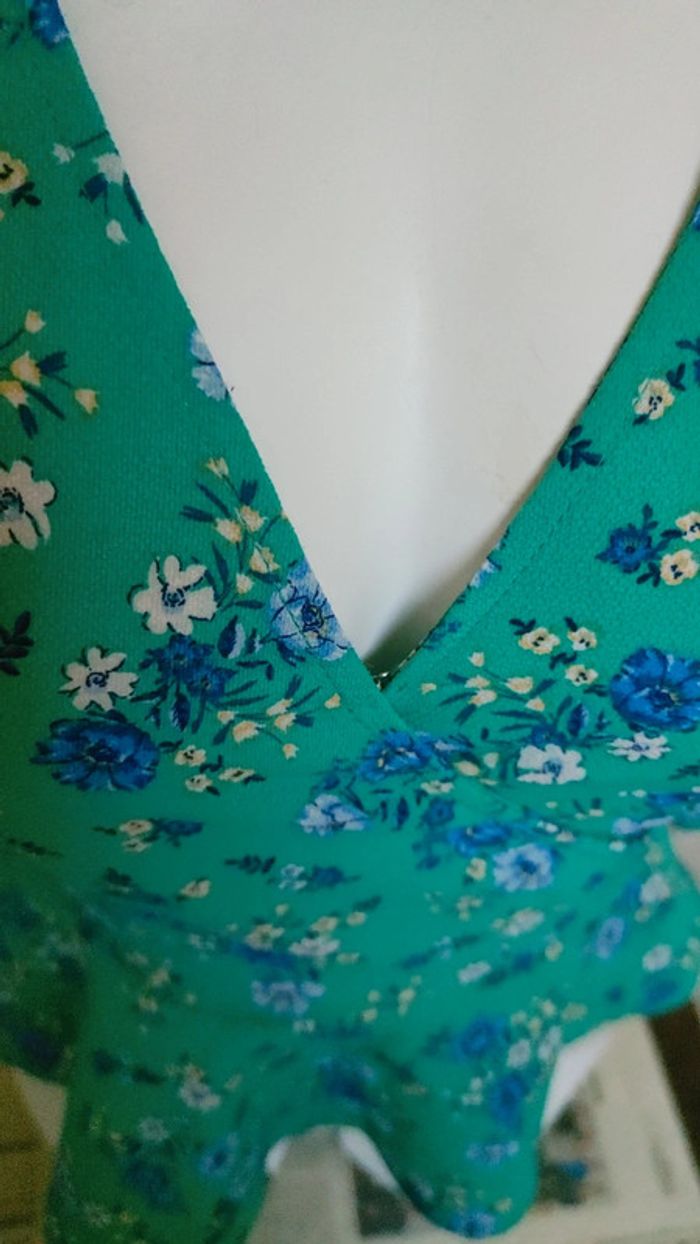 Blouse portefeuille décolleté - photo numéro 7