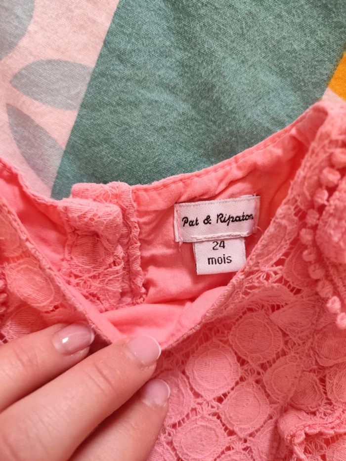 Robe rose taille 24 mois - photo numéro 4