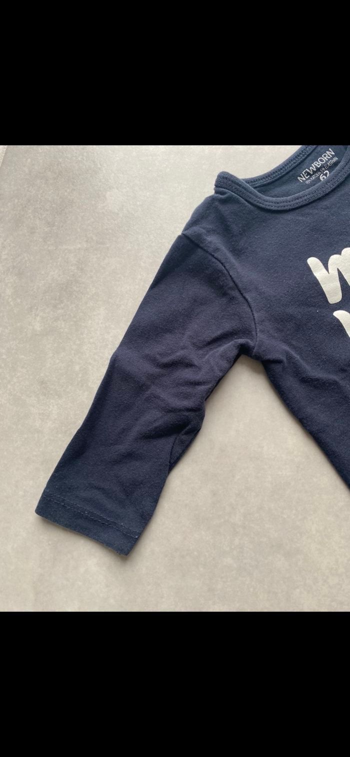 Tee shirt manches longues Mini Boss 6 mois - photo numéro 7