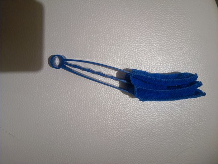 Brosse pour stores vénitiens en microfibre