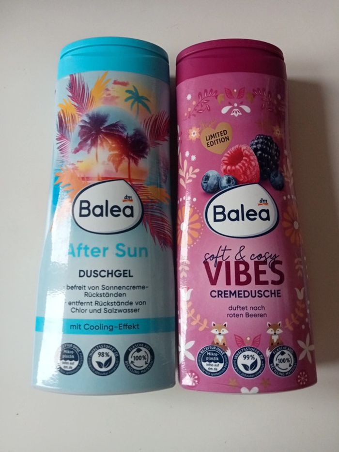 lot de 2 crèmes de douche vegan neuves