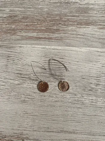 Boucles d’oreilles dorées