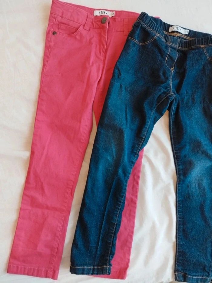 Lot 2 pantalons Tex 5-6 ans