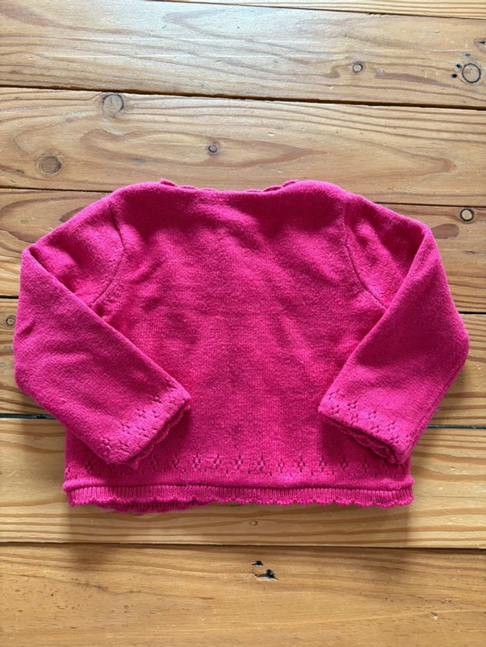 Gilet rose fuchsia - photo numéro 2
