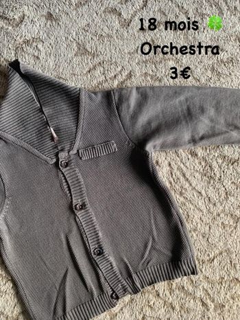 Gilet 🍀 18 mois 🍀 Orchestra