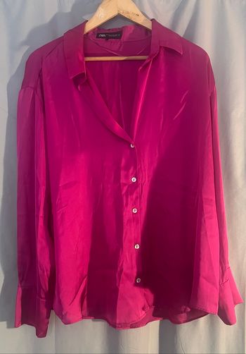 Chemise rose fuchsia