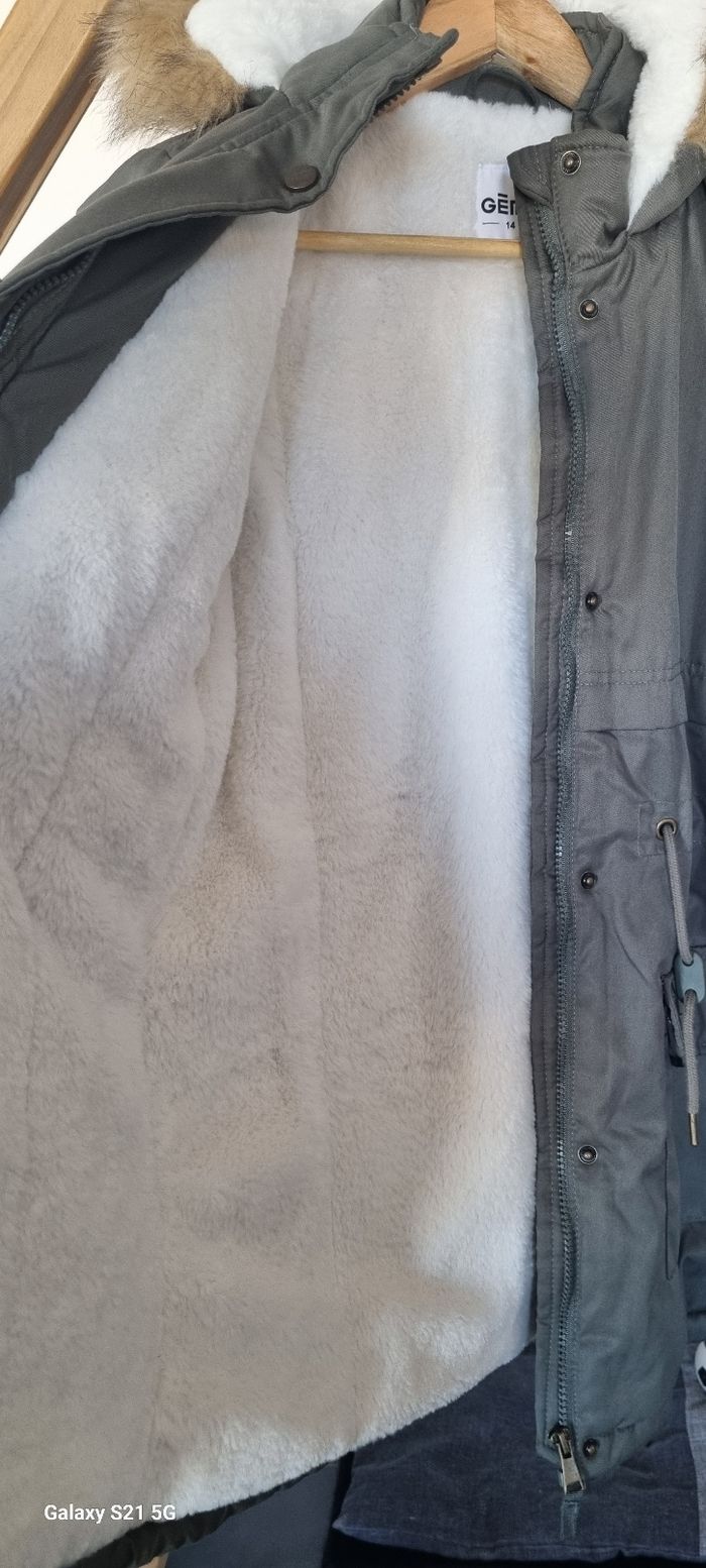 Parka deperlante doublure peluche - photo numéro 3