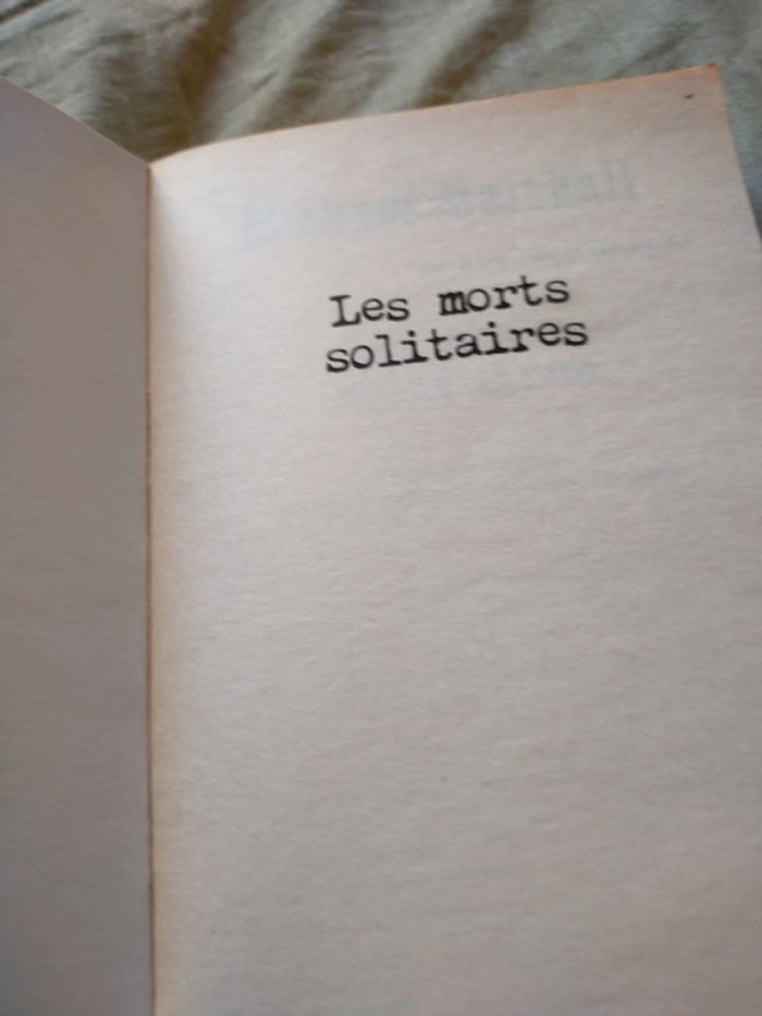 Les morts solitaires - photo numéro 4