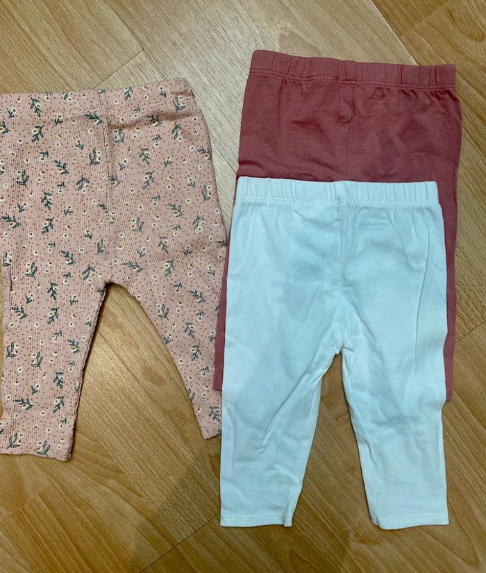 Lot 3 leggings - 6 mois - Vertbaudet - photo numéro 4
