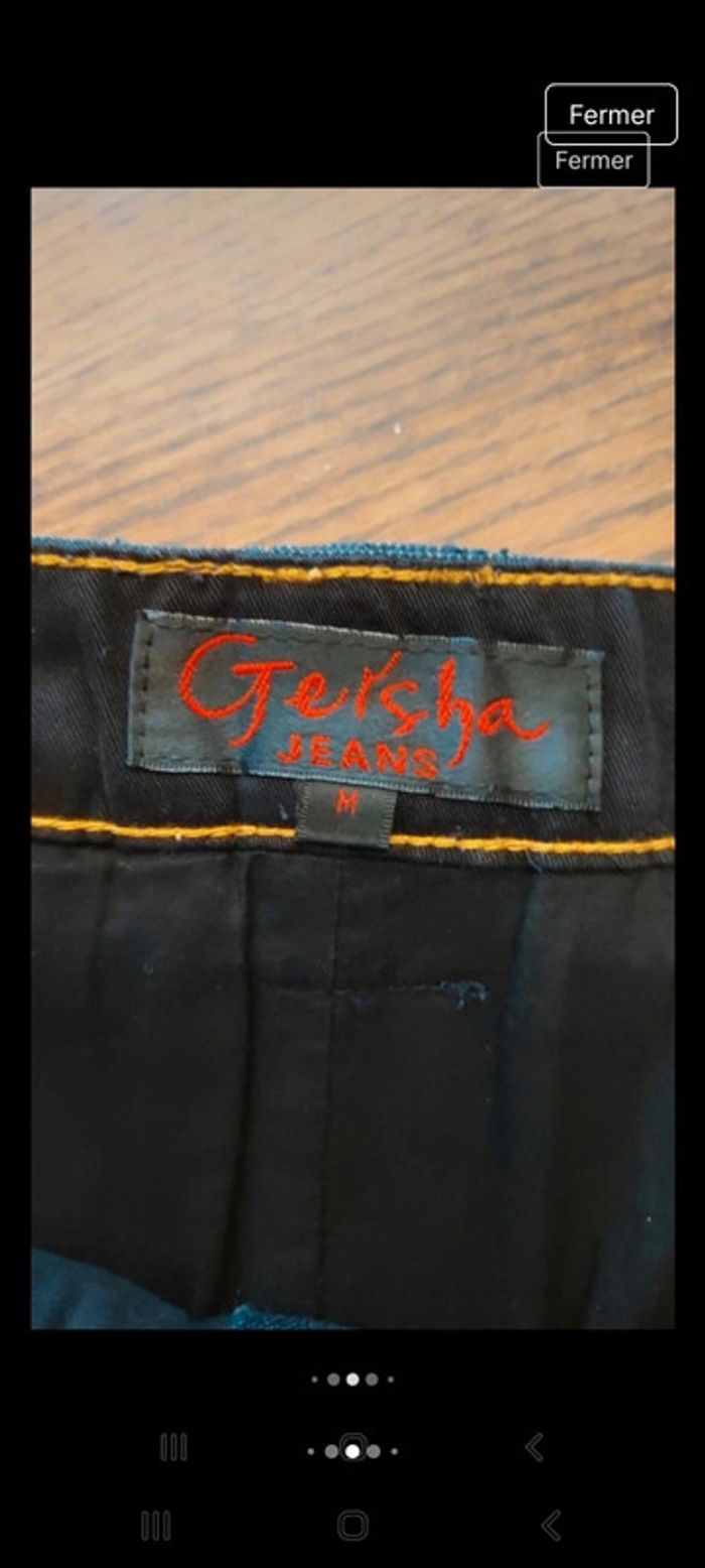 Magnifique Jupe en jeans Geisha taille M - photo numéro 13