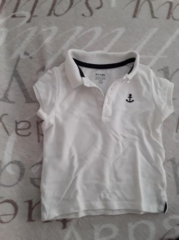 Polo blanc 18 mois