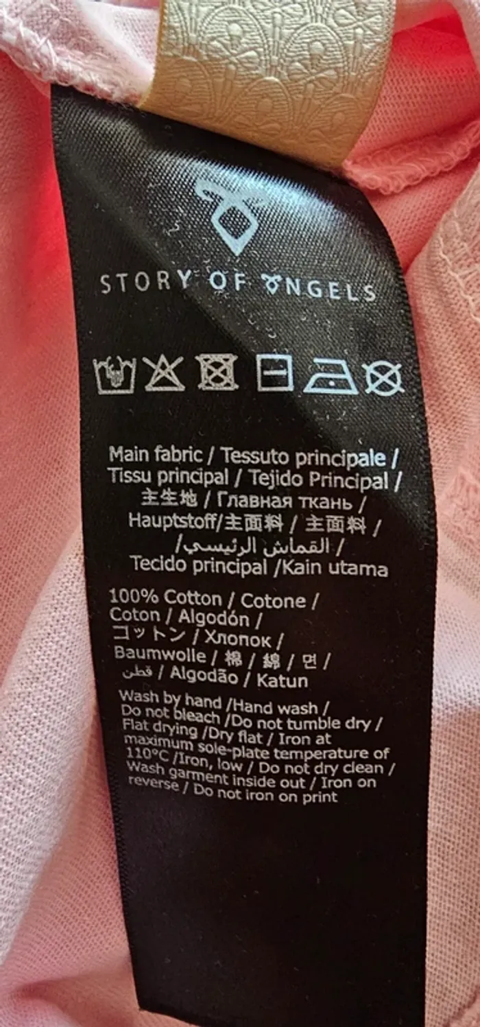 T-shirt rose story of angel T:XL - photo numéro 10
