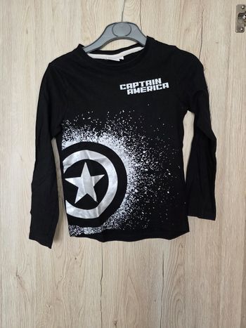 TEE-SHIRT GARÇON MANCHE LONGUE AVENGERS MARVEL 6ANS