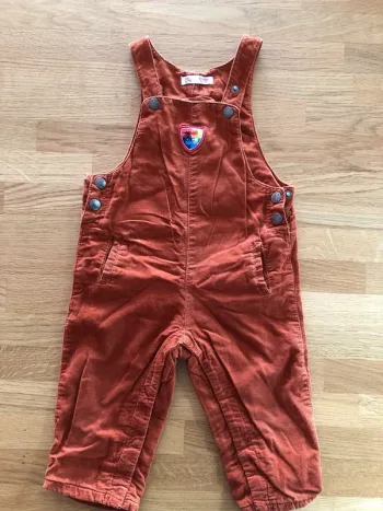 Salopette velours bébé 12m DPAM